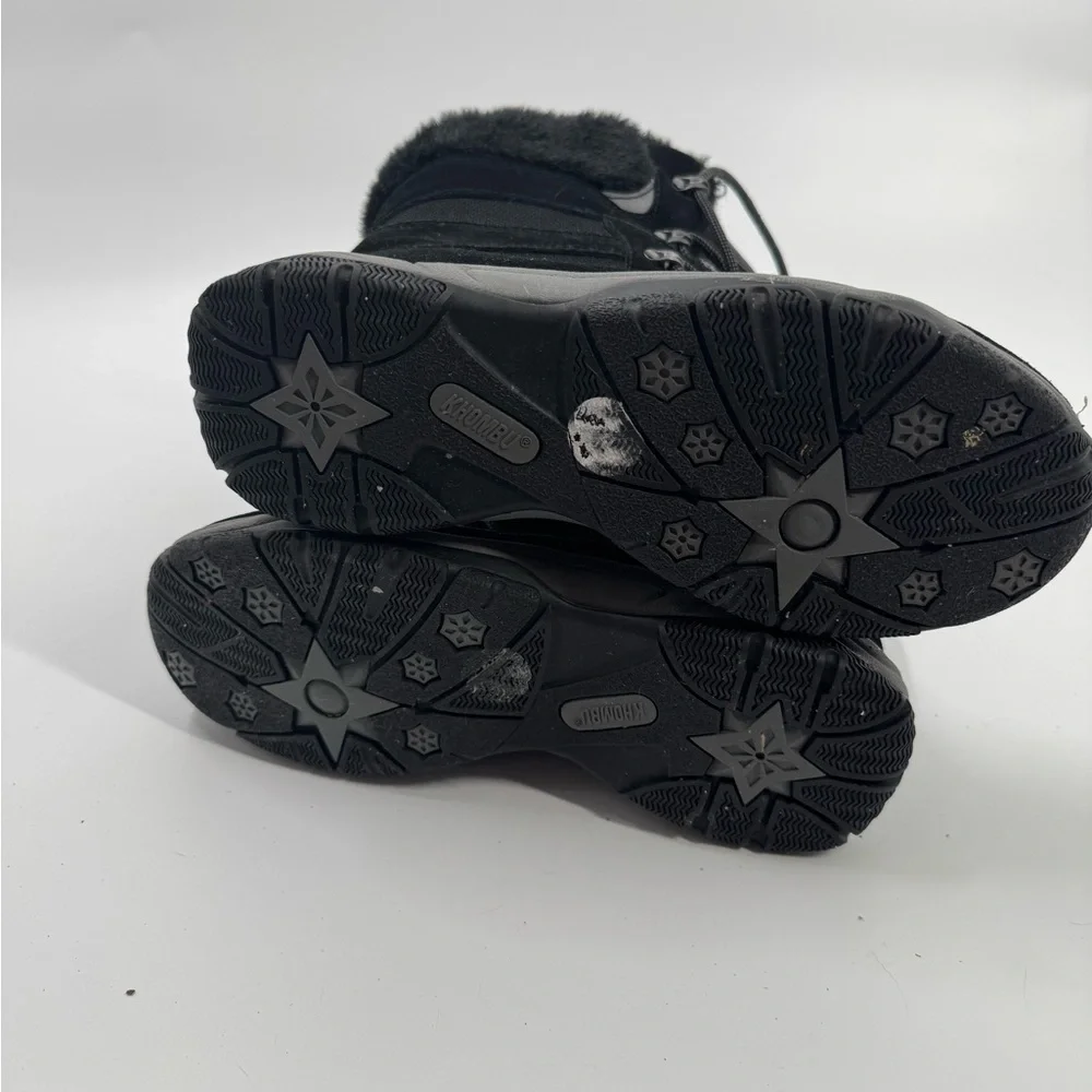 Khombu Black Snow Boots Size 10